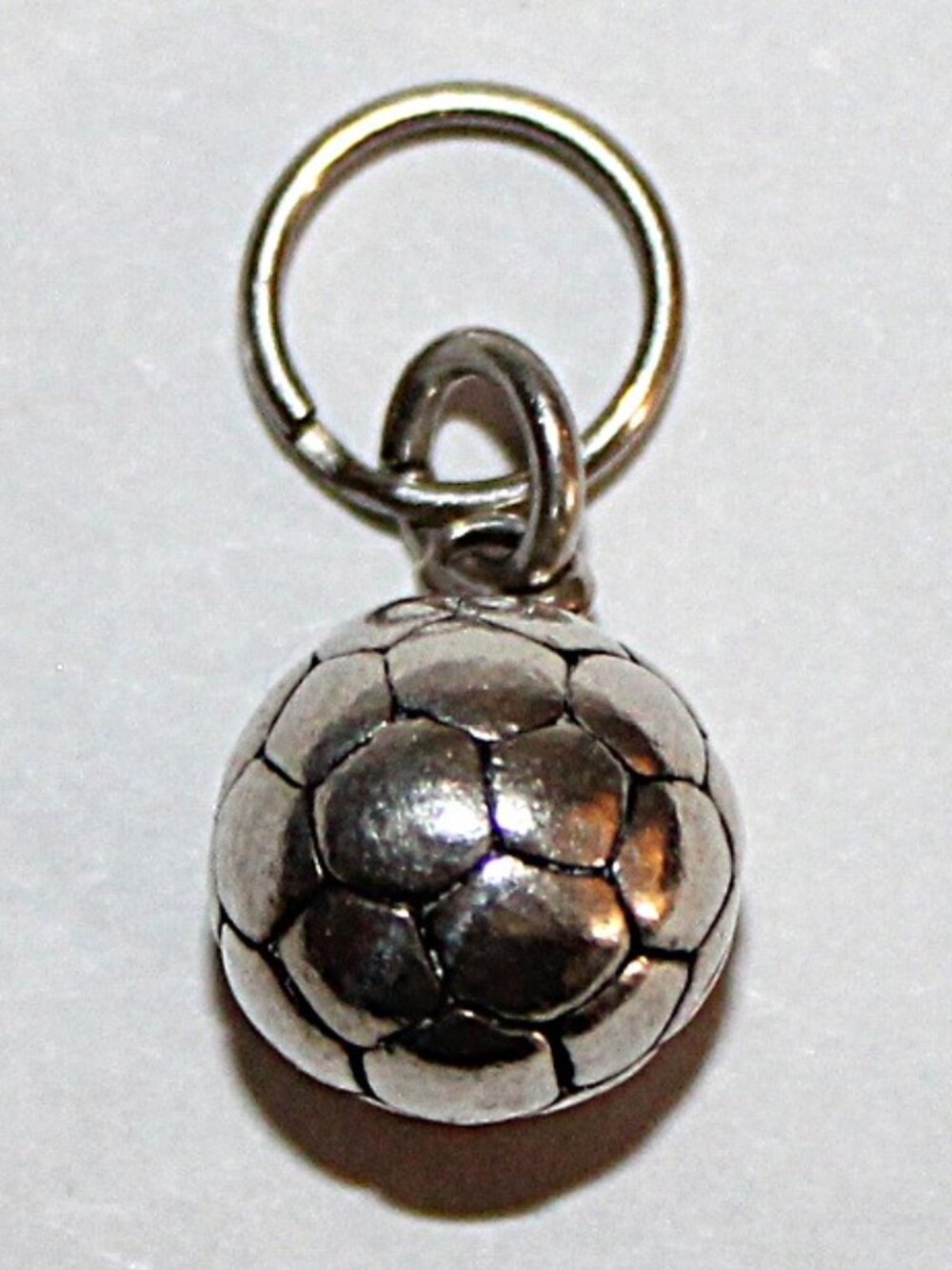 Sterling Silver Traditional Soccer Ball Charm
